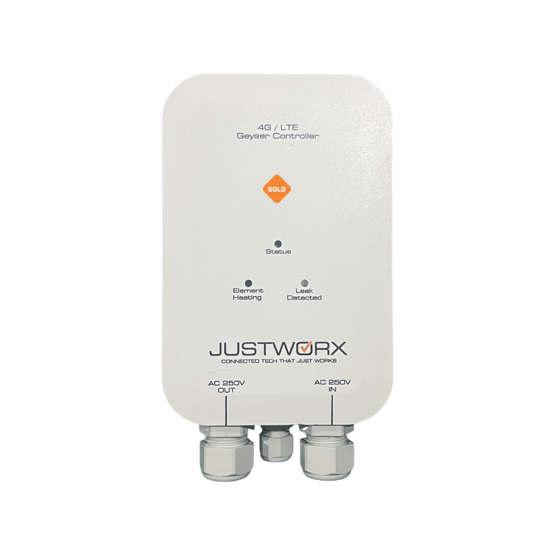 Justworx SOLO - Stand-alone 4G Geyser Controller