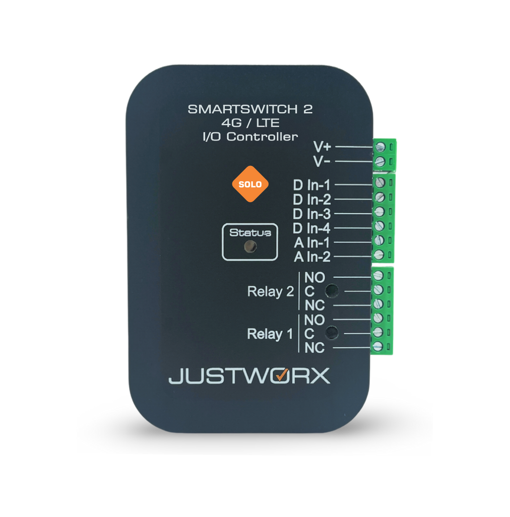 Justworx SOLO - Stand-alone 4G Gate / Garage Controller